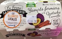 Yaourt Fermier Quetshe Cannelle
