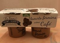 Yaourt fermier arôme café