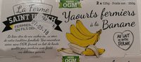 Yaourt fermier à la banane
