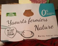 Yaourts fermiers nature