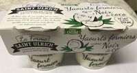Yaourt fermier noix de coco