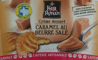 Crème dessert Caramel au beurre salé (et sa Galette bretonne)