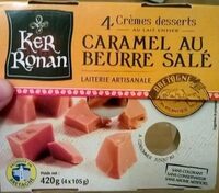 Crème dessert au lait entier, Caramel au beurre salé