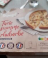 Tarte pomme rhubarbe