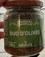 Tapenade duo d'olives