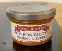 Poivron ricotta au piment d’Espelette