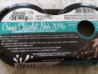 Crème chocolat noir 70 % cuite au four