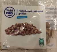 Pistache décortiqué grillé sans sel
