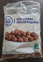 Noisettes décortiquées