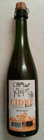 Cidre brut artisanal