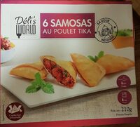 6 Samosas au Poulet Tika