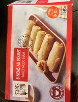 8 Nems au poulet sauce Nuoc Mam