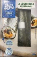 Sushi roll aux legumes
