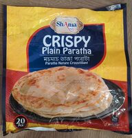 Crispy plain paratha
