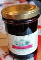 Confiture biologique extra myrtilles