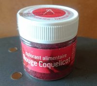 Colorant Alimentaire 10 g Rouge Coquelicot - Les Artistes