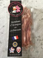 Jambon d'Auvergne en chiffonnade
