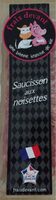 Saucisson aux noisettes