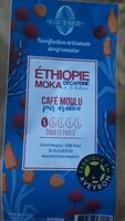 Café moulu pur arabica décaféiné à l'eau