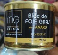 Bloc de foie gras de canard
