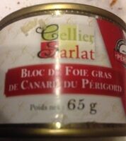 Bloc de foie gras de canard du perigord