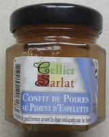 Confit de Poires au Piment d'Espelette