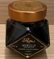 Confiture myrtille groseille
