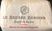 Le beurre Bordier Demi-sel