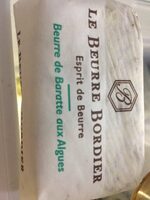 Beurre Bordier aux algues