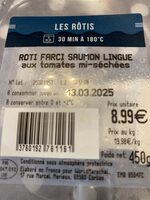 Rôti farci saumon julienne