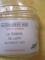 Terrine de lapin au pinot gris