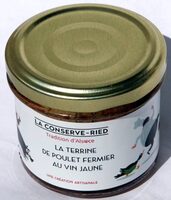 La terrine de poulet fermier au vin jaune