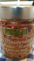 Moutarde Baies Roses et poivre noir