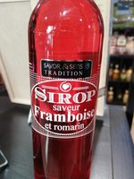 Sirop de framboises