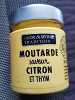 Moutarde Saveur Thym Et Citron - 130G