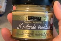 Moutarde de tradition brissures de truffe blanche et cognac