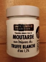 Moutarde aux brisures de truffe blanche d'été 1,2%