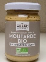 Moutarde Bio aux 3 poivres du monde