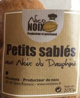 Petits sablés aux noix du Dauphiné