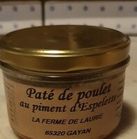 Pâté de poulet au piment d'Espelette