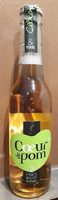 Boisson pétillante pomme citron