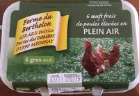 6 Œufs Frais de Poules Élevées en Plein Air