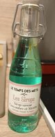 Sirop saveur concombre et menthe