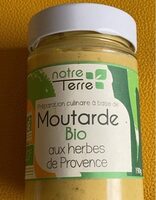 Moutarde bio aux herbes de Provence