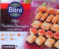 Coffret variations fromagères, mini feuilletés