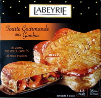 Tourte Gourmande aux Gambas - surgelée