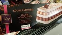 Bûche pâtissière Plaisir Praliné-Vanille