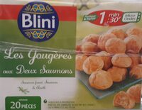Gougères aux deux saumons