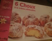 6 Choux à la Crème Pâtissière à la Vanille
