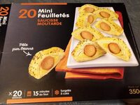 Mini feuilletés saucisse moutarde